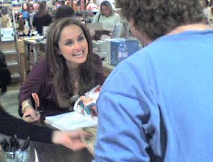 Giada de Laurentiis at Sur La Table in Chestnut Hill, MA